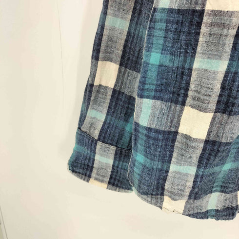 ブルーブルー BLUE BLUE リネンブレンド ブロックチェック L/S シャツ メンズ JPN:3