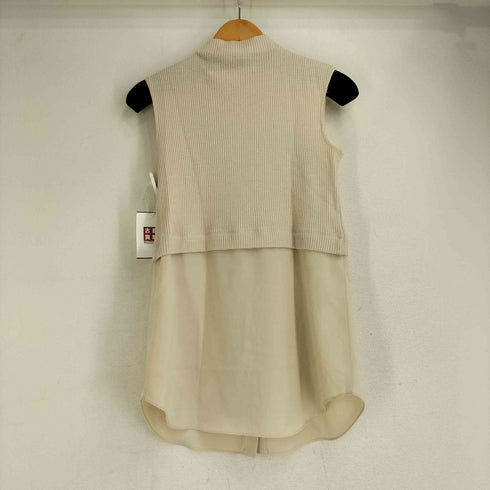 セオリー theory SWEATER RIB KNIT 2 SL COMBO TUNIC ドッキングリブニット ブラウス レディース import:S
