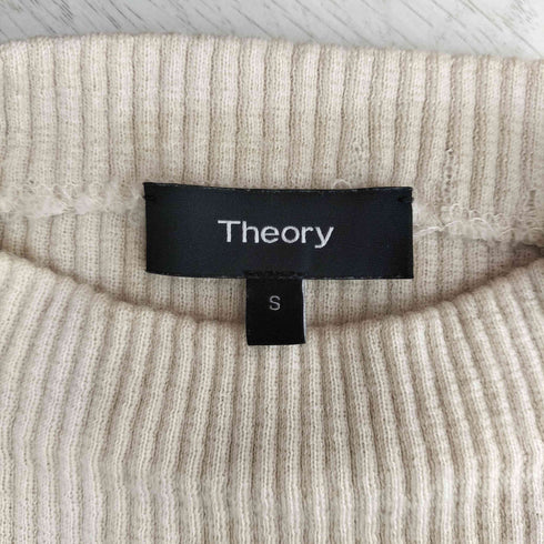 セオリー theory SWEATER RIB KNIT 2 SL COMBO TUNIC ドッキングリブニット ブラウス レディース import:S