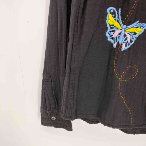 we are GAIJIN バタフライ刺繍 コットン L/S シャツ メンズ JPN:L
