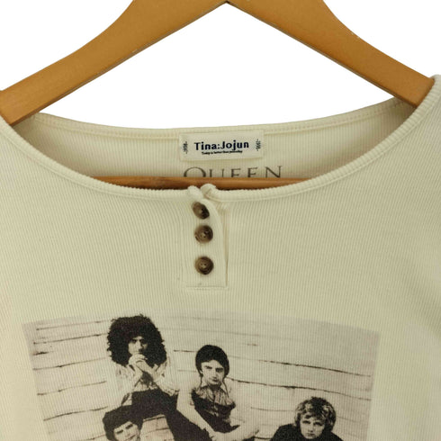ティーナジョジュン TINA:JOJUN QUEEN ヘンリーネックTシャツ レディース JPN:M