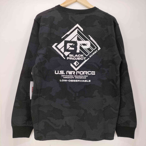 アヴィレックス AVIREX BLACK PROJECT L/S Tシャツ メンズ JPN:L