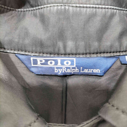 ポロバイラルフローレン Polo by RALPH LAUREN 90s 三角タグ チェンジポケット ステンカラーコート メンズ import:L