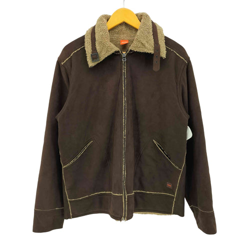 ボスヒューゴボス BOSS HUGO BOSS スエード ムートンジャケット メンズ JPN:M