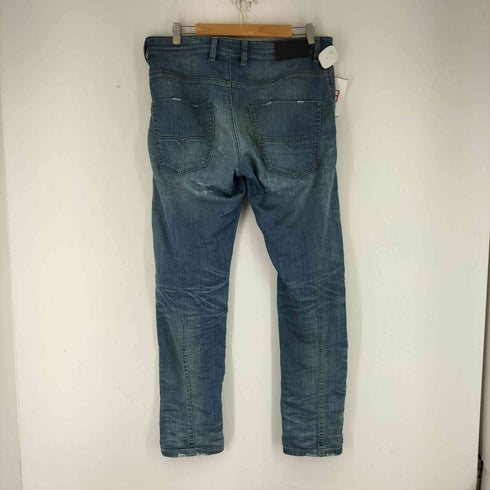 ディーゼル DIESEL ジップフライ ダメージデニムパンツ メンズ UK:32-33