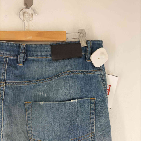 ディーゼル DIESEL ジップフライ ダメージデニムパンツ メンズ UK:32-33