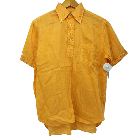 SOUTIENCOL リネン プルオーバー S/S シャツ メンズ JPN:1