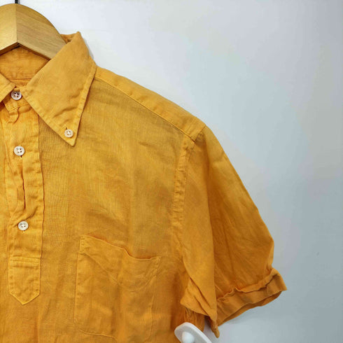 SOUTIENCOL リネン プルオーバー S/S シャツ メンズ JPN:1