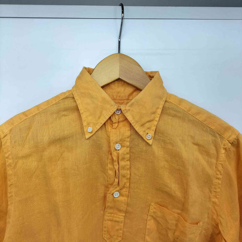 SOUTIENCOL リネン プルオーバー S/S シャツ メンズ JPN:1