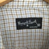 マーガレットハウエル MARGARET HOWELL 00s 旧タグ 三点留め チェック プルオーバー S/S シャツ メンズ import:M