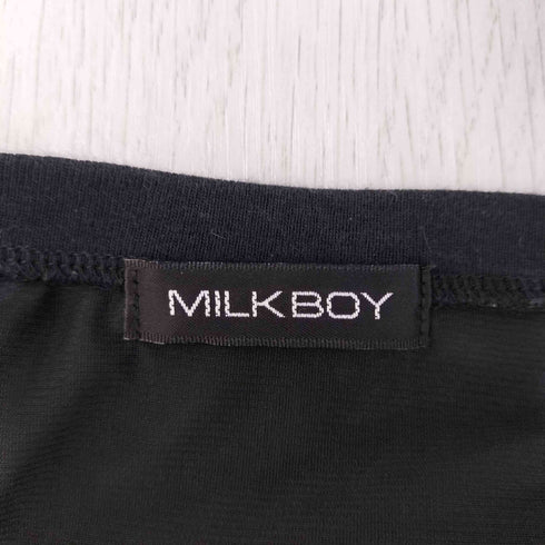 ミルクボーイ MILKBOY フロント ロゴプリント Tシャツ メンズ