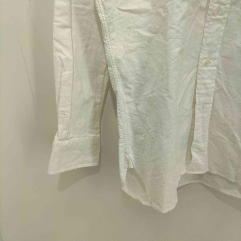SOUTIENCOL 丸襟 マチ付 オックスフォード生地 L/S シャツ メンズ JPN:2
