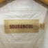 SOUTIENCOL 丸襟 マチ付 オックスフォード生地 L/S シャツ メンズ JPN:2