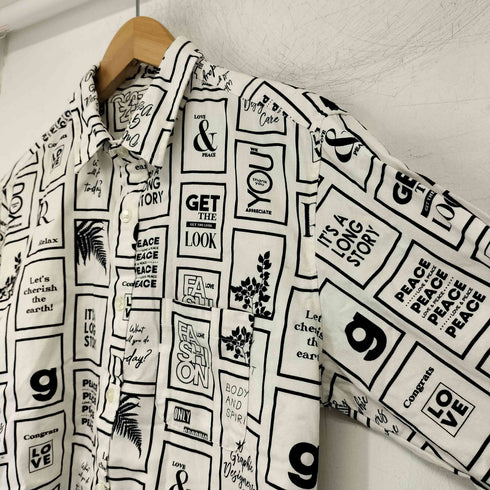 チャオ CIAO 総柄 L/S シャツ メンズ JPN:M