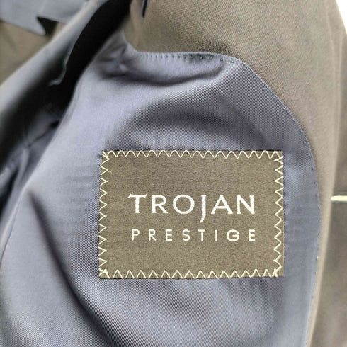 トロージャン trojan 日本製 装飾ボタン 2B テーラードジャケット 紺ブレ メンズ 170