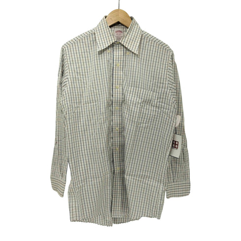 ブルックスブラザーズ BROOKS BROTHERS TRADITIONAL FIT チェック柄 L/S BDシャツ メンズ 14 1/2