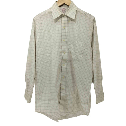 ブルックスブラザーズ BROOKS BROTHERS TRADITIONAL FIT チェック柄 L/S BDシャツ メンズ 14 1/2
