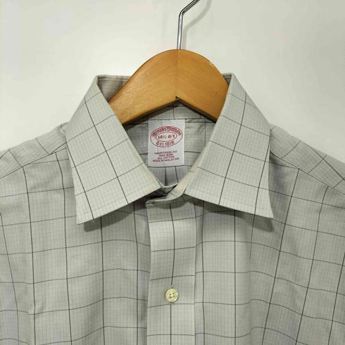 ブルックスブラザーズ BROOKS BROTHERS TRADITIONAL FIT チェック柄 L/S シャツ メンズ 14 1/2