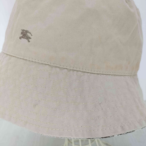バーバリーブルーレーベル BURBERRY BLUE LABEL リバーシブルバケットハット メンズ