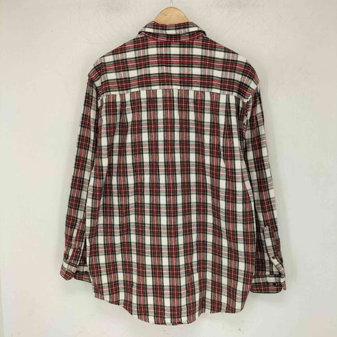 エディーバウアー Eddie Bauer 90s 白タグ タータンチェック L/S ネルシャツ メンズ import:XS
