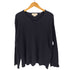 ジェイクルー J.CREW 90-00s 白タグ V字 ロールネック コットンニット メンズ import:M