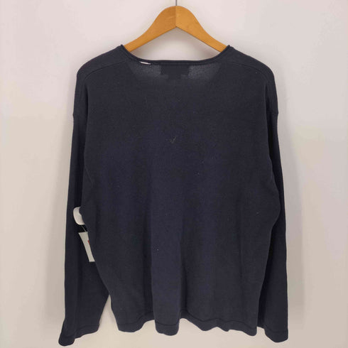 ジェイクルー J.CREW 90-00s 白タグ V字 ロールネック コットンニット メンズ import:M