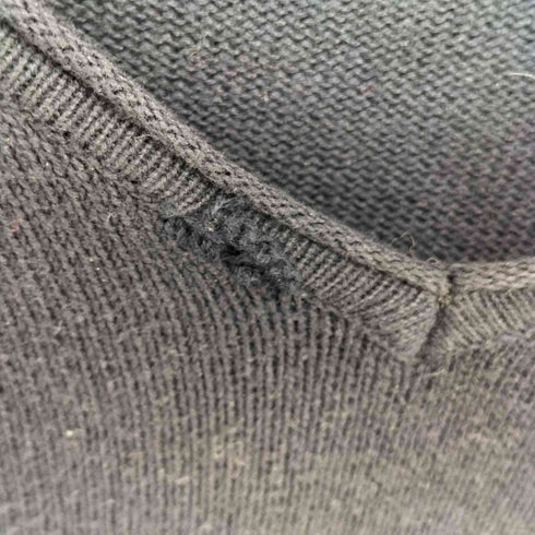 ジェイクルー J.CREW 90-00s 白タグ V字 ロールネック コットンニット メンズ import:M