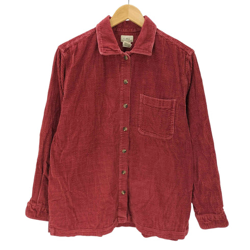エルエルビーン L.L.Bean 90S 太畝コーデュロイシャツジャケット レディース import:M