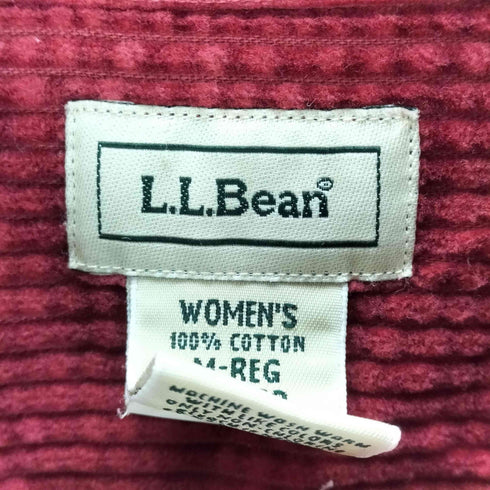エルエルビーン L.L.Bean 90S 太畝コーデュロイシャツジャケット レディース import:M