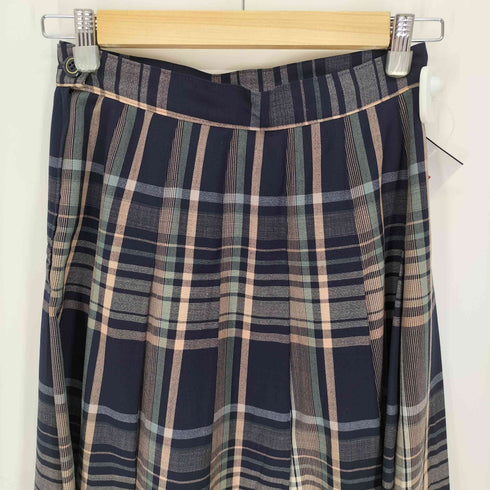 ペンドルトン PENDLETON 70~80S USA製 MISS ロケットTALON チェック柄 フレア ロング スカート レディース 8