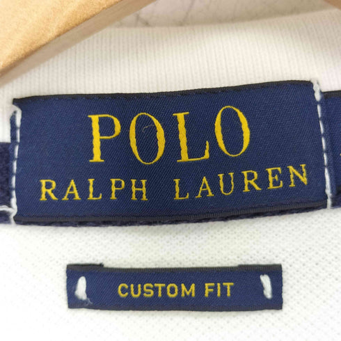 ポロバイラルフローレン Polo by RALPH LAUREN ビッグポニー エンブレム ナンバリング ポロシャツ メンズ L
