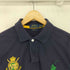 ポロラルフローレン POLO RALPH LAUREN ビッグポニー刺繍 ナンバリング 半袖 ポロシャツ メンズ L