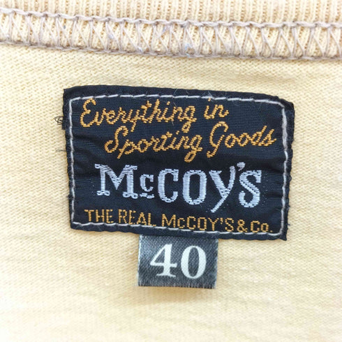 ザリアルマッコイズ THE REAL McCOYS ヘビーオンス ブランク ポケット Tシャツ メンズ 40