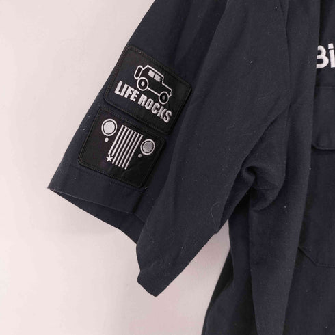 ディッキーズ Dickies 両面ワッペンワークシャツ メンズ import:XL