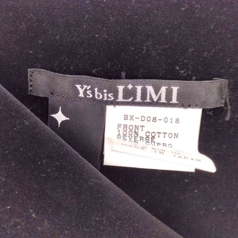 ワイズビスリミ Ys bis LIMI 別珍コーション ベロア ベルベット 変形 キャミ ドレス ワンピース レディース FREE