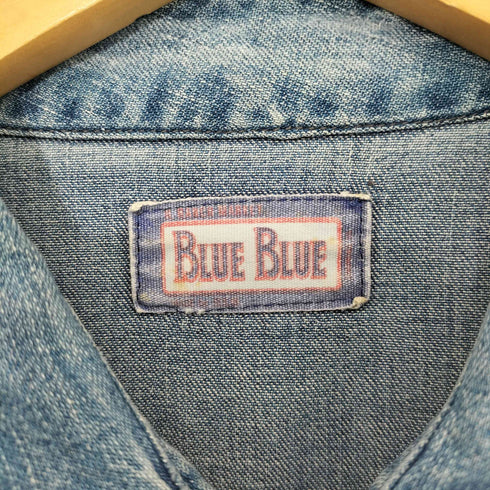 ブルーブルー BLUE BLUE 刺繍 デニム ウエスタン シャツ メンズ JPN:3