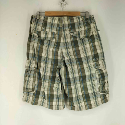 CARGO VINTAGE チェック カーゴショーツ メンズ 32