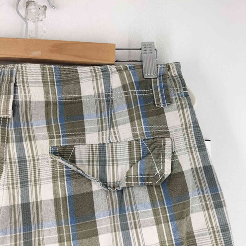 CARGO VINTAGE チェック カーゴショーツ メンズ 32