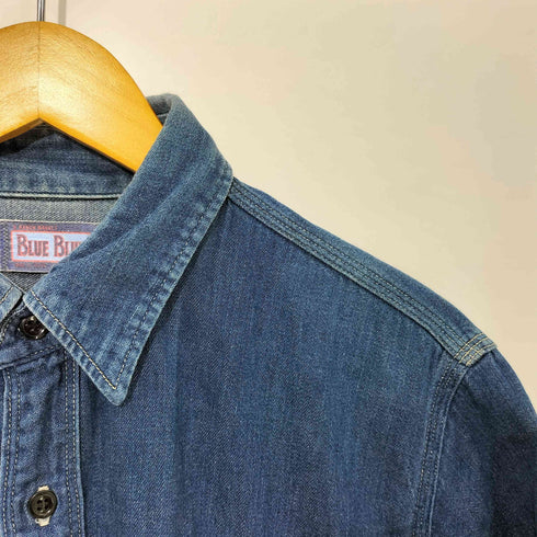ブルーブルー BLUE BLUE デニム S/S ワークシャツ 半袖 メンズ JPN:3
