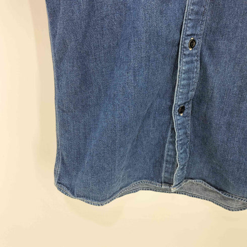 ブルーブルー BLUE BLUE デニム S/S ワークシャツ 半袖 メンズ JPN:3