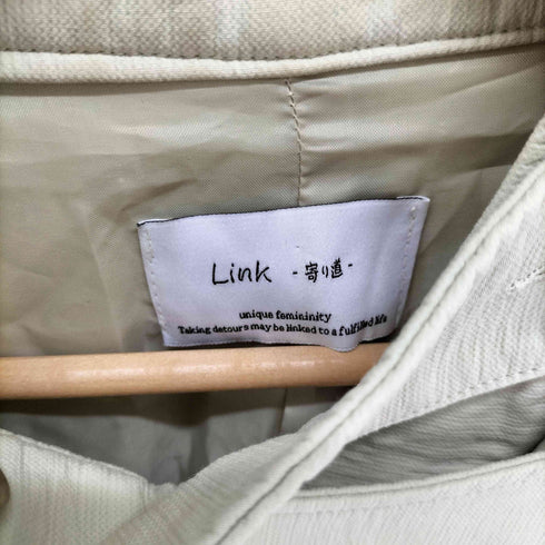 LINK 寄り道 フラッシュオーバー トレンチコート レディース