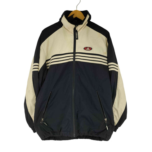 アディダス adidas 90S ロゴパッチ 中綿ジャケット メンズ JPN:L