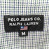 ポロジーンズカンパニーラルフローレン POLO JEANS COMPANY RALPH LAUREN チェック フロントポケット シアサッカー 半袖 ボタンダウンシャツ メンズ import:M
