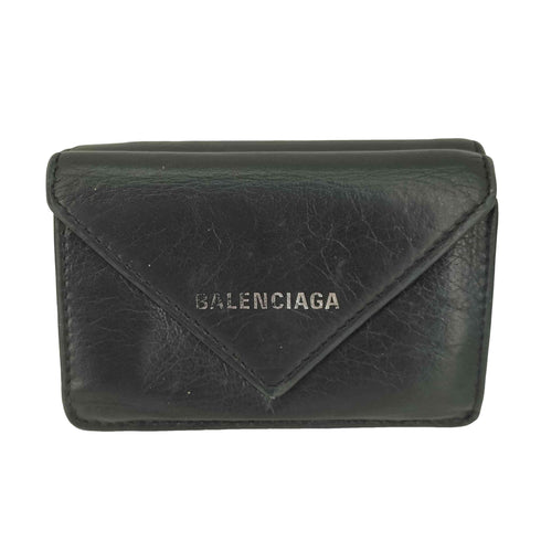 バレンシアガ BALENCIAGA ロゴ入り コインケース 三つ折り財布 レディース