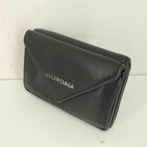 バレンシアガ BALENCIAGA ロゴ入り コインケース 三つ折り財布 レディース