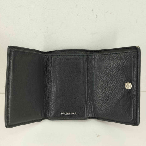 バレンシアガ BALENCIAGA ロゴ入り コインケース 三つ折り財布 レディース