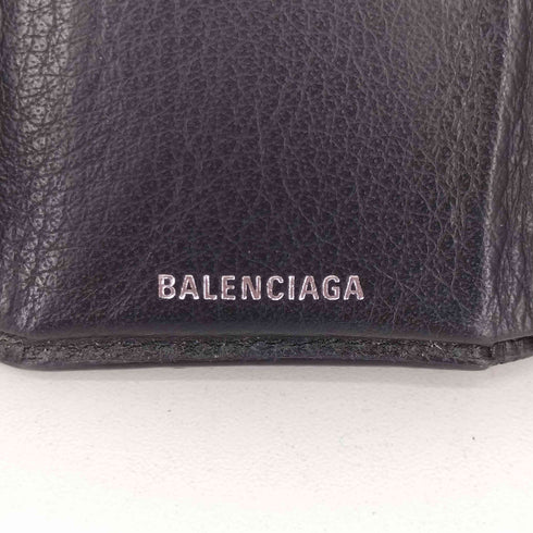 バレンシアガ BALENCIAGA ロゴ入り コインケース 三つ折り財布 レディース