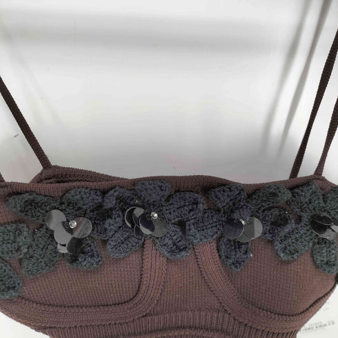 ENNEUME Flower Motif Knit Bra レディース FREE