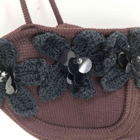 ENNEUME Flower Motif Knit Bra レディース FREE