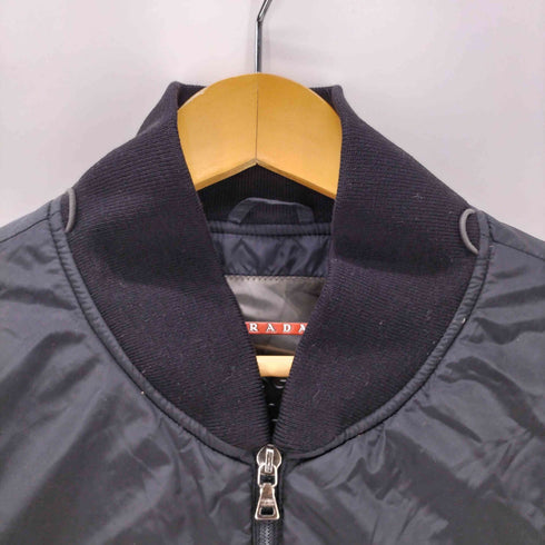 プラダ PRADA SPORT 00S Nylon Bomber Liner Jacket ナイロン ボンバー ライナー ジャケット archive アーカイブ メンズ